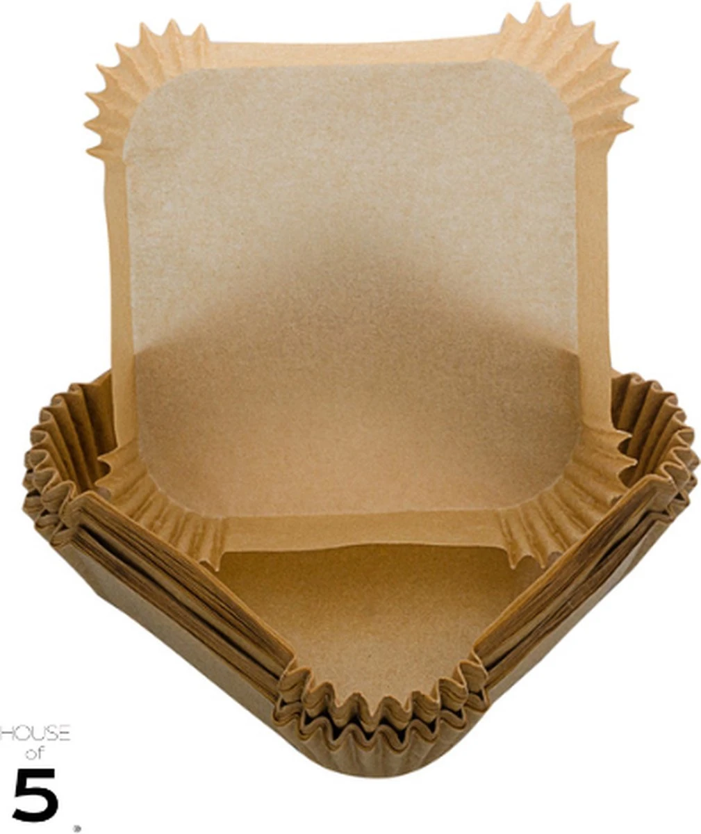 Airfryer Bakpapier - Wegwerpbakjes - 20 Tot 22cm - Airfryer Accessoires - 100 Stuks 4 Airfryer Bakpapier - Wegwerpbakjes - 20 Tot 22cm - Airfryer Accessoires - 100 Stuks - Afbeelding 2