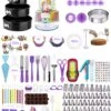 Merkloos Taart Decoratie Bakset - 407 Delig - Spuitzak Met Spuitmondjes - Taartplateau - Taartvorm - Taarttopper -KitchenAids Winkel 1019x1200 1