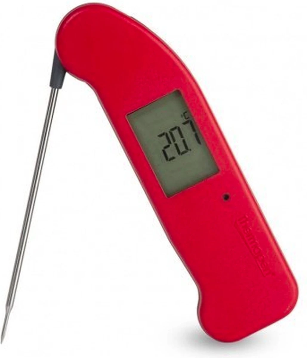 Thermapen ONE Rood - BBQ Thermometer Binnen - BBQ Thermometer Koken 3 Thermapen ONE Rood - BBQ Thermometer Binnen - BBQ Thermometer Koken