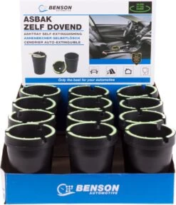 Merkloos Glow In The Dark Auto Lichtgevende Asbak 11 Cm - Auto Accessoires Voor Sigaretten -KitchenAids Winkel 1029x1200