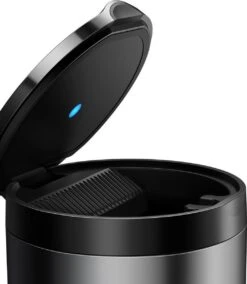 Baseus - Premium Auto Asbak + LED Light - Vlambestendig - Car Ashtray - Space Gray -KitchenAids Winkel 1042x1200