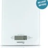 Vannons - Keukenweegschaal - Keukenweegschaal Digitaal - Precisie Weegschaal Tot 5 Kilo - Glas - Wit