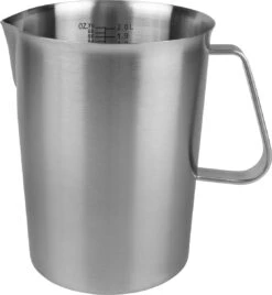 Krumble Maatbeker Met Schenktuit - Maatbekers - Meetbeker Voor Koken En Bakken - Maatkan - Kookgerei - Mengbeker - Blender Beker - RVS - 2 Liter - 14,5 X 17 X 14,5 Cm (lxbxh) - Zilver -KitchenAids Winkel 1106x1200