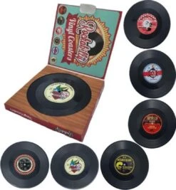 Retro LP + Rockabilly LP - Vinyl Onderzetters - 12 Stuks - Onderzetters Voor Glazen - ODaani -KitchenAids Winkel 1112x1200 1