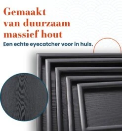 MIRO Houten Dienblad Vierkant - Decoratieve Dienbladen - Serveerblad - Sierblad - 30 X 30 CM - Zwart 13 MIRO Houten Dienblad Vierkant - Decoratieve Dienbladen - Serveerblad - Sierblad - 30 X 30 CM - Zwart -KitchenAids Winkel 1120x1200 6