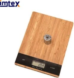 IMTEX Keukenweegschaal Bamboe - Digitale Precisie Weegschaal Tot 5000 Gram - Bruin 9 IMTEX Keukenweegschaal Bamboe - Digitale Precisie Weegschaal Tot 5000 Gram - Bruin -KitchenAids Winkel 1138x1200