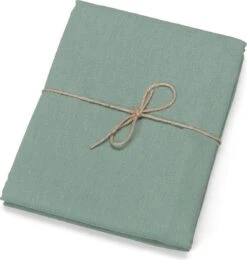 Merkloos Tafellaken-Tafelzeil - Dordogne Rond 160cm Poly/katoen Groen -KitchenAids Winkel 1141x1200 2