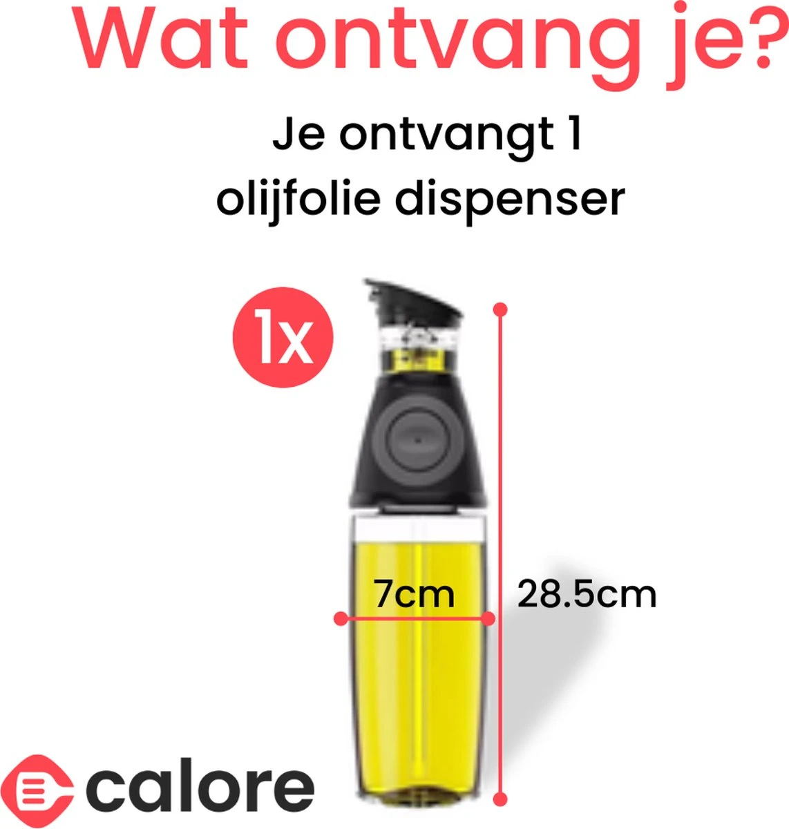 ® Calore - Olie- & Azijnstel - Olijfolie Fles Deluxe - Olijfolie Dispenser - Olie Doseerfles - Oliefles - Keuken - Bbq Accesoires - Oliefles - Doseer Fles- 500ML 4 ® Calore - Olie- & Azijnstel - Olijfolie Fles Deluxe - Olijfolie Dispenser - Olie Doseerfles - Oliefles - Keuken - Bbq Accesoires - Oliefles - Doseer Fles- 500ML - Afbeelding 2