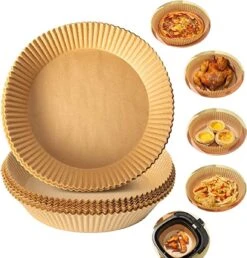 ByLife® Airfryer Bakpapier - Wegwerpbakjes Voor Airfryer - 100 Stuks - 20 CM -KitchenAids Winkel 1150x1200 1