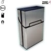 PocketMaster® Sigaretten Doosje - Zilver - Aluminium - Sigaretten Houder/Hoesje - Weerbestendig - Stevig En Luxe Opbergdoosje -KitchenAids Winkel 1178x1200