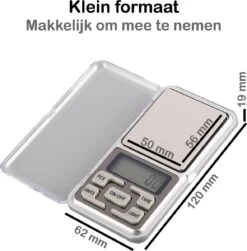 Digitale Precisie Keukenweegschaal - Van 0.01 Tot 200 Gram - Zilver -KitchenAids Winkel 1182x1200 1