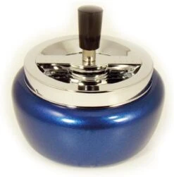Angelo Asbak - Asbak Voor Buiten - Draaiasbak - Asbak Met Deksel - Blauw
