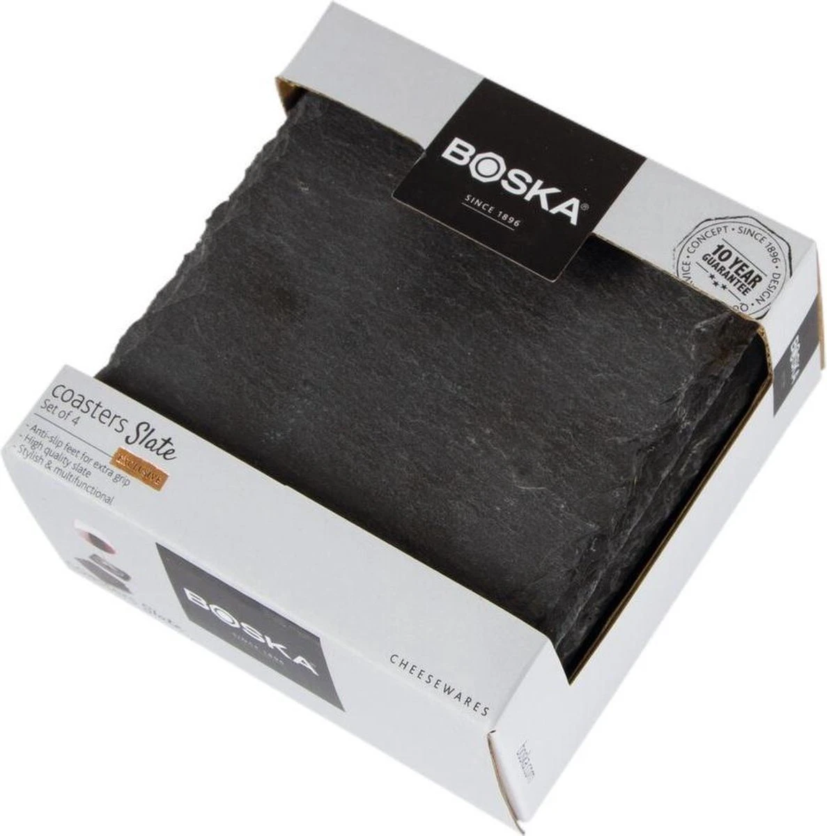 Boska Onderzetters Leisteen - Set Van Vier Stuks - Leisteen Onderzetters - 100 X 100 X 6 Mm - Cadeautips Voor Mannen - Cadeautips Voor Vrouwen - Cadeau Voor Mama - Cadeautips Voor Mannen - Keukengerei - Keuken Accessoires - 10 Jaar Garantie 9 Boska Onderzetters Leisteen - Set Van Vier Stuks - Leisteen Onderzetters - 100 X 100 X 6 Mm - Cadeautips Voor Mannen - Cadeautips Voor Vrouwen - Cadeau Voor Mama - Cadeautips Voor Mannen - Keukengerei - Keuken Accessoires - 10 Jaar Garantie - Afbeelding 7