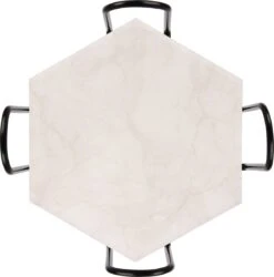 Castagnola Keramische Onderzetters Met Houder – Onderzetters Voor Glazen – Onderzetters Design – Onderzettersset – Drink Onderzetters – Keramisch – Kurk – Set Van 6 – Offwhite -KitchenAids Winkel 1187x1200 6