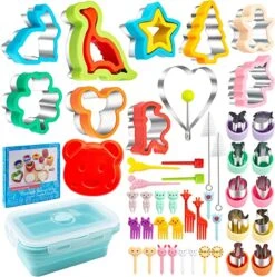 Merkloos Brood Vormpjes - Mini Fruit Prikkers - Cookies Cutter