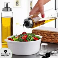 Tolussa Olijfolie Fles 500ML – Oliefles Glas Met Schenktuit – Anti-drup - Incl. Deksel 20 Tolussa Olijfolie Fles 500ML – Oliefles Glas Met Schenktuit – Anti-drup - Incl. Deksel -KitchenAids Winkel 1195x1200
