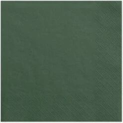 Partydeco 20x Papieren Tafel Servetten Dennen Groen 33 X 33 Cm - Dennengroene Wegwerp Servetten Diner/lunch