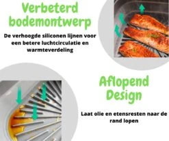 ElMaach Airfryer Siliconen Bakje - Airfryer Mandje - Herbruikbaar - Opvouwbaar - Bakpapier - Alternatief Wegwerpbakjes - Geschikt Voor Airfryer XL En XXL - 20.5cm -KitchenAids Winkel 1200x1005 10
