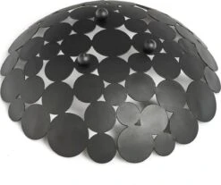 1x Zwarte Ronde Fruitschalen Stippen Metaal 29 Cm - Zeller - Keukenaccessoires/benodigdheden - Fruitschalen/fruitmanden - Fruitschalen Van Metaal -KitchenAids Winkel 1200x1008 1