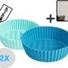ElMaach Siliconen Bakje Geschikt Voor Airfryer ⌀ 20 - Bakpapier Alternatief - Accesoires - Bakvorm - Bakjes - XXL - Incl. E-Book 1 ElMaach Siliconen Bakje Geschikt Voor Airfryer ⌀ 20 - Bakpapier Alternatief - Accesoires - Bakvorm - Bakjes - XXL - Incl. E-Book -KitchenAids Winkel 1200x1010 2