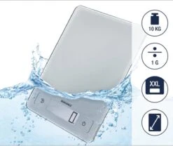 Soehnle Digitale Keukenweegschaal Page Aqua Proof - Zilver - Tot 10 Kg -KitchenAids Winkel 1200x1010