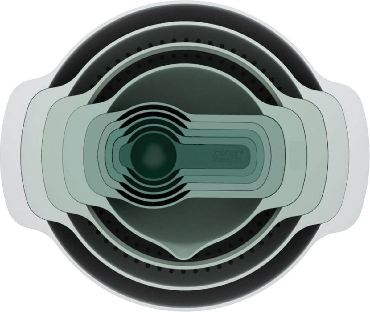 Schalenset Met Maatlepels, Groen, Set Van 9 Stuks - Joseph Joseph | Editions 10 Schalenset Met Maatlepels, Groen, Set Van 9 Stuks - Joseph Joseph | Editions - Afbeelding 8