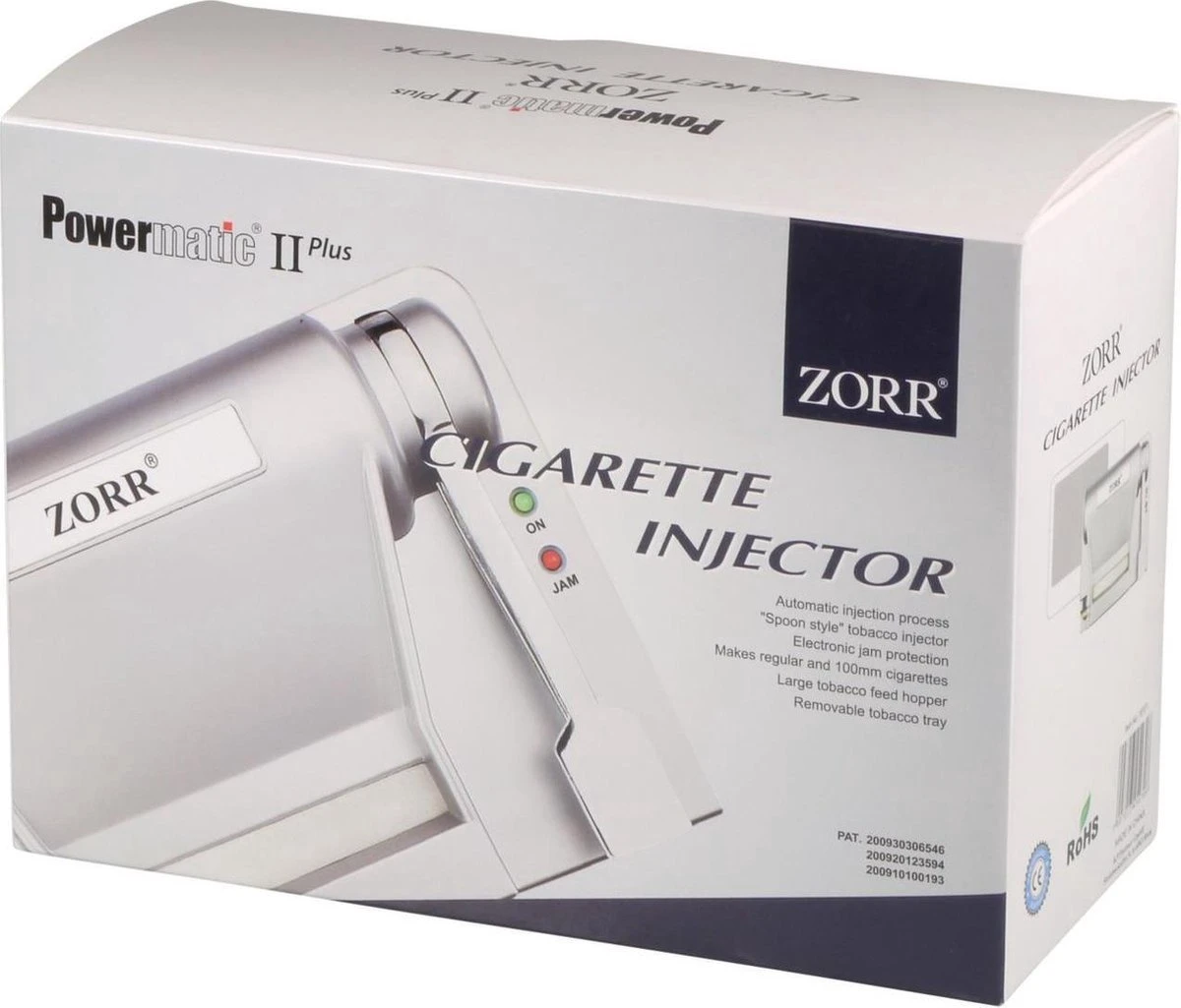 Zorr Powermatic 2 Plus Elektrische Sigarettenmaker Hulzenstopper 5 Zorr Powermatic 2 Plus Elektrische Sigarettenmaker Hulzenstopper - Afbeelding 3