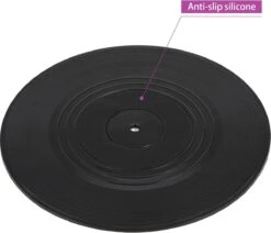 Merkloos Vinyl Platen Onderzetters Met Platenspeler - 6 Stuks - LP Onderzetters - Onderzetters Voor Glazen - Anti-Slip - Vinyl - Platenspeler - Langspeelplaat - Rond - Vintage - Party - Muziek - Glazenonderzetter - Platen -KitchenAids Winkel 1200x1030 1