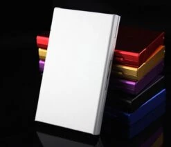 Merkloos Luxe Sigarettendoosje Aluminium – Aluminium Sigarettenhouder 7 Sigaretten - Sigaretten Opbergdoosje - Sigaretten Box – Zilver