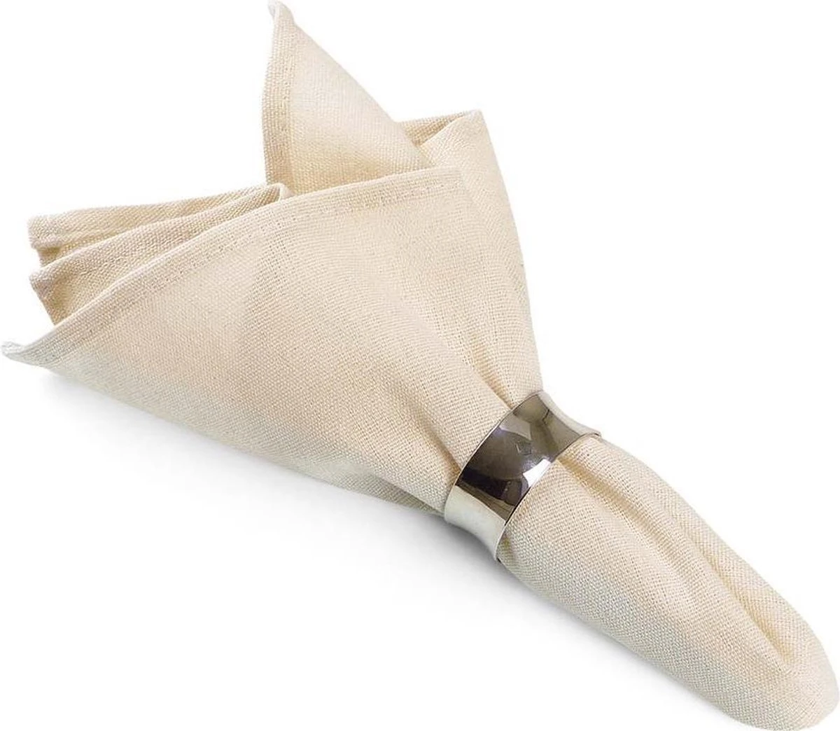 Treb Horecalinnen Servetten 12 Stuks Beige 40x40cm - Treb X 5 Treb Horecalinnen Servetten 12 Stuks Beige 40x40cm - Treb X - Afbeelding 3