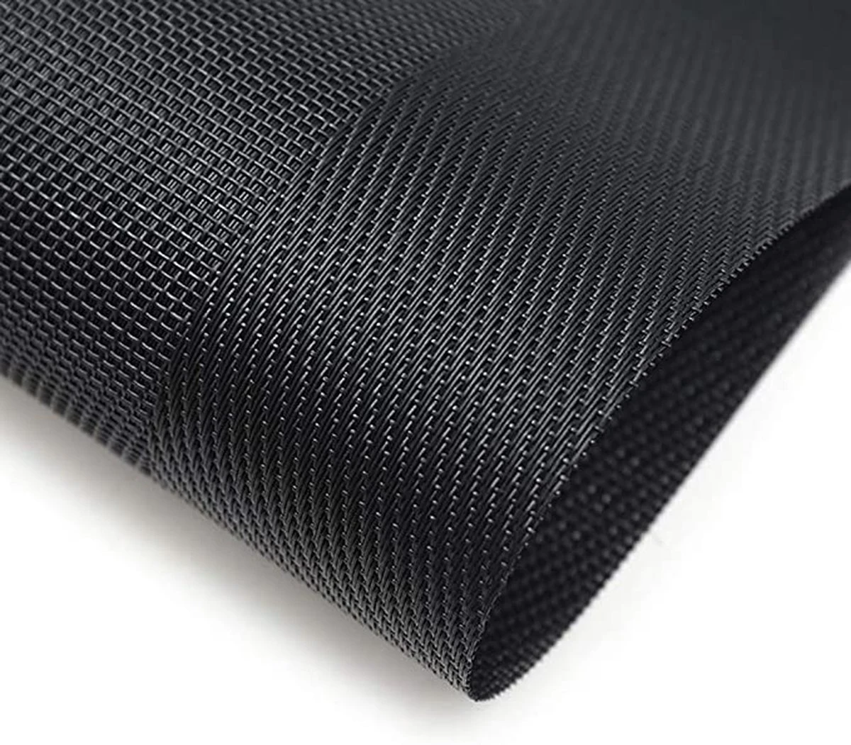 Four Love Placemats Kunststof - Kleur Zwart - Set Van 6 Stuks - Anti Slip Tafelbeschermer - Tafeldecoratie - Housewarming Cadeau - 45 X 30 Cm 6 Four Love Placemats Kunststof - Kleur Zwart - Set Van 6 Stuks - Anti Slip Tafelbeschermer - Tafeldecoratie - Housewarming Cadeau - 45 X 30 Cm - Afbeelding 4