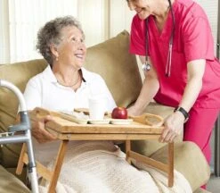 Merkloos Decopatent® Bamboe Inklapbare Bedtafel Voor Op Bed Met Dienblad - Houten Bedtafelje - Laptoptafel - Ontbijt Bed - Bank Dienblad -KitchenAids Winkel 1200x1051 6