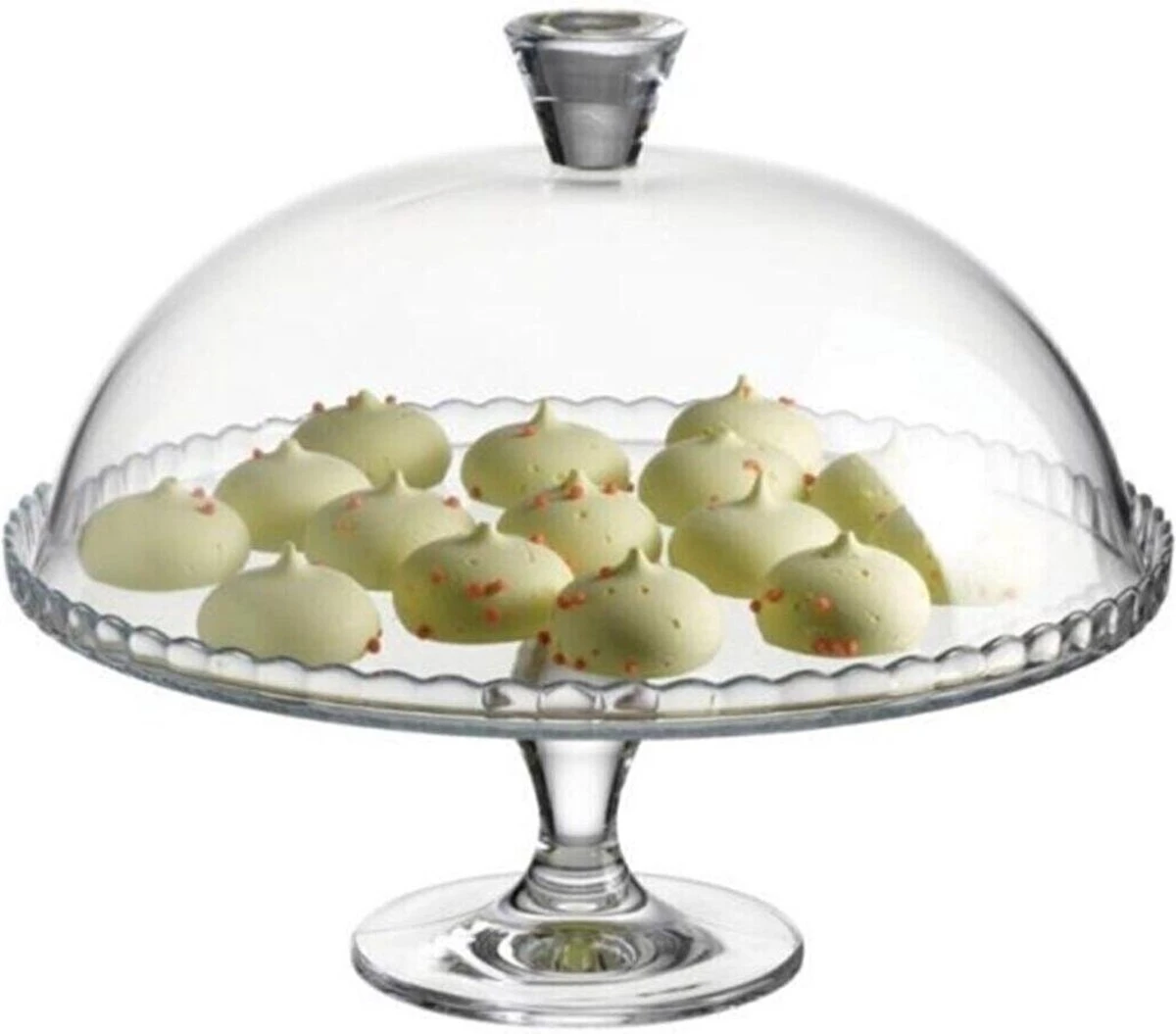 Pasabahce Plateau - Met Stolp - Glas - 32,2 Cm 4 Pasabahce Plateau - Met Stolp - Glas - 32,2 Cm - Afbeelding 2