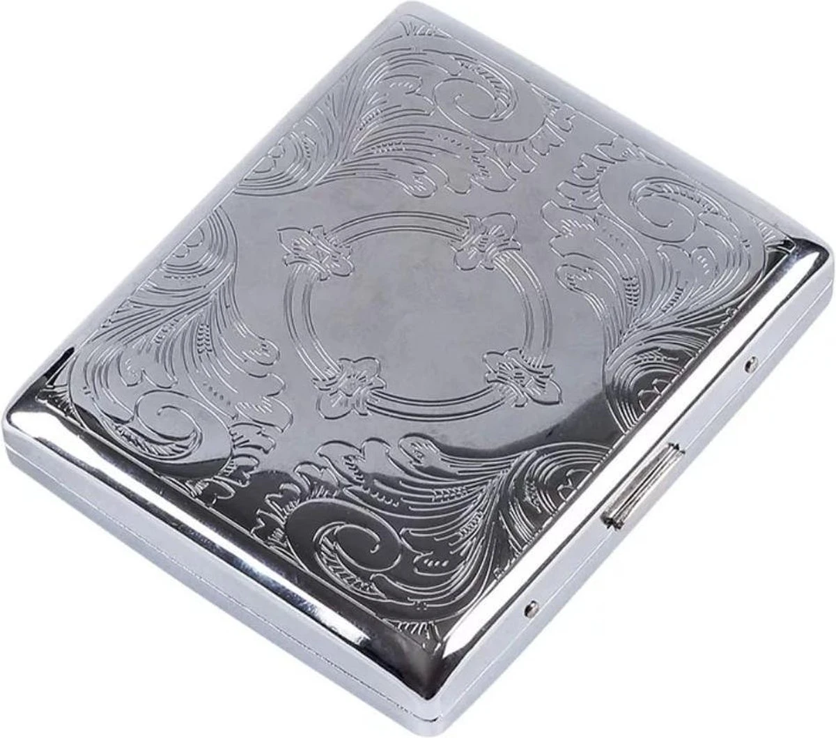 Merkloos Luxe Sigarettenhouder - Sigaretten Box 3 - Sigaretten Opbergdoosje - Sigaretten Koker Metaal - 20 Sigaretten - Cigarettecase 4 Merkloos Luxe Sigarettenhouder - Sigaretten Box 3 - Sigaretten Opbergdoosje - Sigaretten Koker Metaal - 20 Sigaretten - Cigarettecase - Afbeelding 2