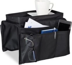 Relaxdays Armleuning Organizer, Armleuning Dienblad Met Opberger, Sofa 6 Zakjes