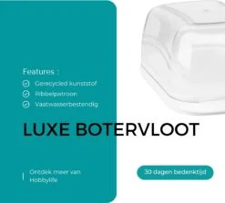 Hobby Life - Luxe Botervloot - Kunststof - Vaatwasserbestendig - Gerecycled - 11x19x9 - Wit 17 Hobby Life - Luxe Botervloot - Kunststof - Vaatwasserbestendig - Gerecycled - 11x19x9 - Wit -KitchenAids Winkel 1200x1085 3