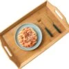 Merkloos Decopatent® Dienblad Rechthoek - Groot Dienblad Met Handvaten - Bamboe Houten Dienblad - Afm 50 X 30 X 6 Cm. -KitchenAids Winkel 1200x1095 1