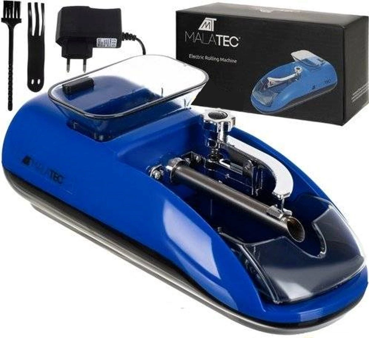 Merkloos Creartix® Sigaretten Maker Elektrisch - Elektrische Sigarettenmaker - Hulzenstopper - Sigarettenmachine - Hulzenvuller - Automatische Sigaretten Vuller - Blauw 3 Merkloos Creartix® Sigaretten Maker Elektrisch - Elektrische Sigarettenmaker - Hulzenstopper - Sigarettenmachine - Hulzenvuller - Automatische Sigaretten Vuller - Blauw