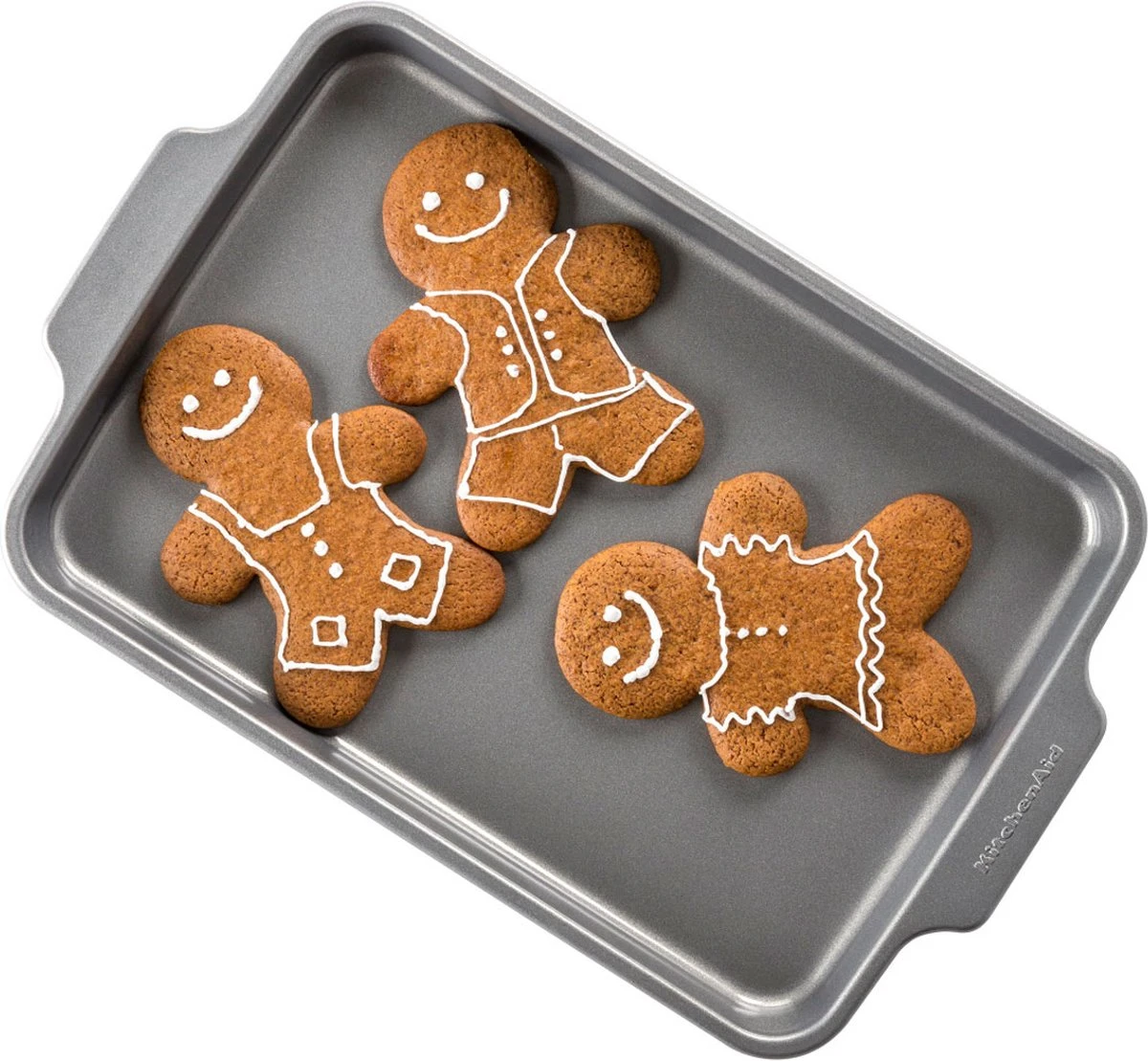 KitchenAid Bakplaat 33x22,5cm - Gealuminiseerd Staal - Anti-aanbak - PFAS-vrij 5 KitchenAid Bakplaat 33x22,5cm - Gealuminiseerd Staal - Anti-aanbak - PFAS-vrij - Afbeelding 3