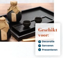 MIRO Houten Dienblad Vierkant - Decoratieve Dienbladen - Serveerblad - Sierblad - 30 X 30 CM - Zwart 12 MIRO Houten Dienblad Vierkant - Decoratieve Dienbladen - Serveerblad - Sierblad - 30 X 30 CM - Zwart -KitchenAids Winkel 1200x1111 5