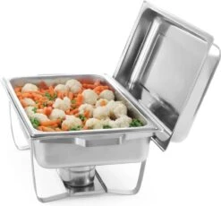 Hendi Chafing Dish Set - Buffetwarmer Economic - 9 Liter - Warmhoudschaal - 60x35,8x(H)29,5cm - Set Van 2 -KitchenAids Winkel 1200x1116 5