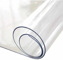 Tafelbeschermer Glashelder 90x180 Cm - 1,7 Mm Dikte - 100% Transparant - Gemakkelijk Schoon Te Maken En Waterdicht - Tafelbeschermer - Hoge Kwaliteit - Tafelzeil - Tafelkleden