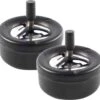 Merkloos 2x Stuks Ronde Draaiasbakken/terras Asbakken Zwart RVS 12 X 12 X 7 Cm - Buiten Asbakken 2 Merkloos 2x Stuks Ronde Draaiasbakken/terras Asbakken Zwart RVS 12 X 12 X 7 Cm - Buiten Asbakken -KitchenAids Winkel 1200x1140