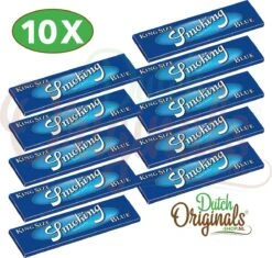 Merkloos Smoking Blue King Size Rolling Papers – Vloeipapier - Rolling Papers - Blauwe Vloei - Lange Vloei – 10 Stuks -KitchenAids Winkel 1200x1140 2