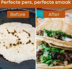 YUGN Tortilla Pers Roti Maker Hamburgerpers Inclusief 100 Stuks Bakpapier Vellen – Tortilla Maker Tortillapers Ook Als Wrap Taco En Hamburger Pers - Tortilla Press Veelzijdig En IJzersterk Gietijzer- Inclusief EBook - 19 CM Diameter - Cadeau -KitchenAids Winkel 1200x1148 12