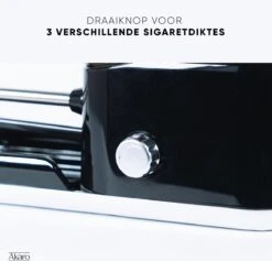 Akaro Elektrische Sigarettenmaker - Zwart - 3 Standen - Opvangbak - Tabaktrechter - Sigaretten Maker Electrisch - Sigaretten Maker - Electrische Sigarettenmachine -KitchenAids Winkel 1200x1153 4
