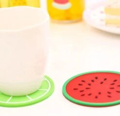 Merkloos Onderzetters Voor Bekers En Glazen - Kleurige Fruit Motieven - Set Van 6 Stuks -KitchenAids Winkel 1200x1155 6