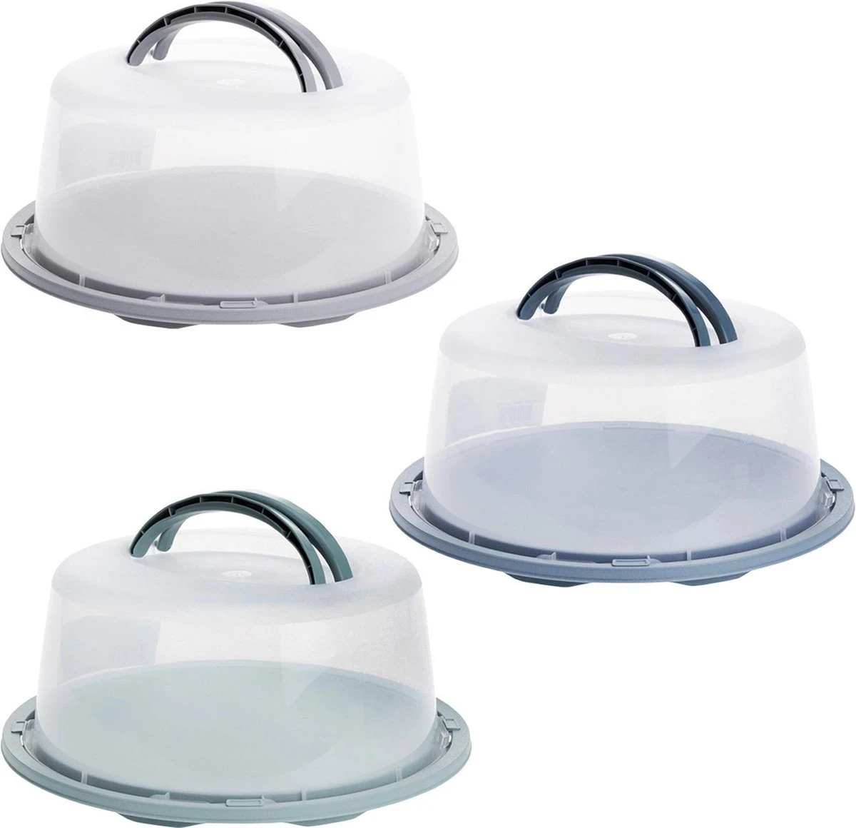 Merkloos Taartbewaardoos - Taartplateau - Taartmeeneembox - Rond - 35cm - Met Hengsels 3 Merkloos Taartbewaardoos - Taartplateau - Taartmeeneembox - Rond - 35cm - Met Hengsels