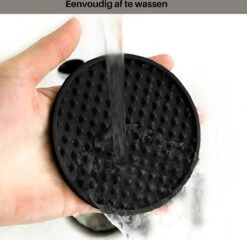 Castagnola Siliconen Onderzetters Met Houder – Onderzetters Voor Glazen – Onderzetters Design – Onderzettersset – Drink Onderzetters – Hoogwaardige Siliconen – Set Van 14 – Blauw -KitchenAids Winkel 1200x1167 5