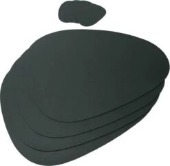 LUTCHOS Placemat Set - 12 Delig - Glorious Green - Lederlook - Waterafstotend - Krasbestendig -KitchenAids Winkel 1200x1171 1